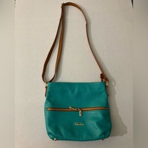 Valentina Adjustable Pebble Leather Shoulder/Crossbody Bag